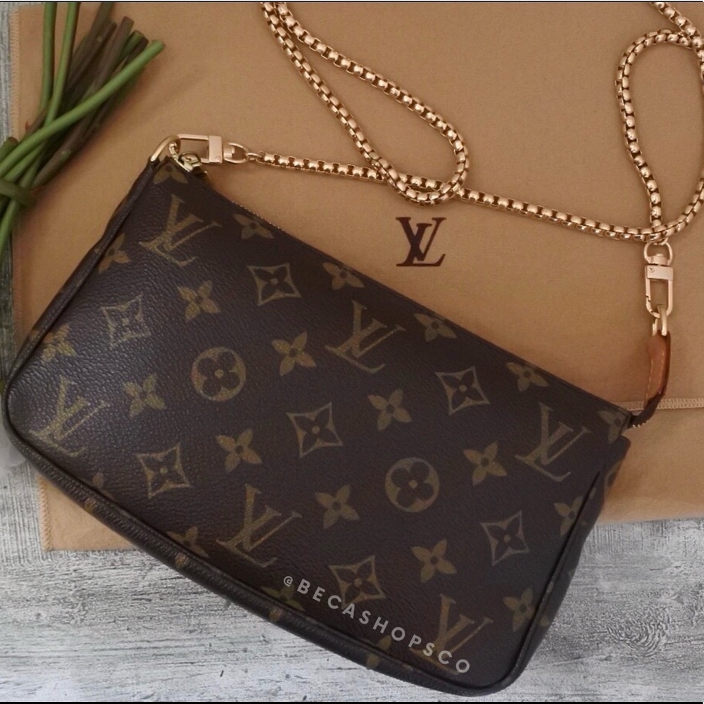 Gold Crossbody Chain Purse Strap Replacement - Picture 5 of 6